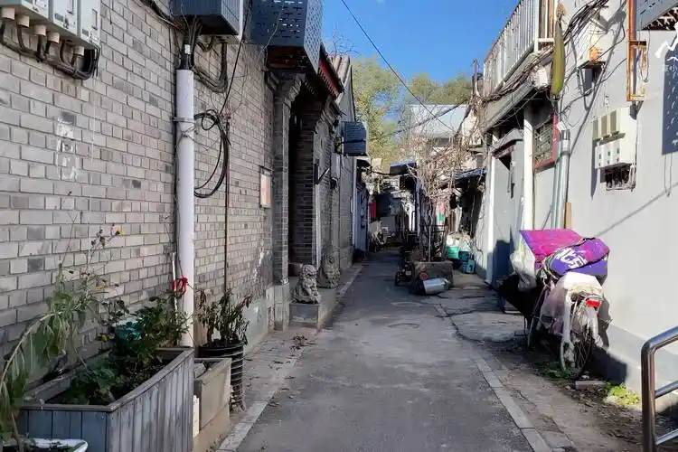 老北京胡同实拍青炭局胡同方家胡同边上一条死胡同