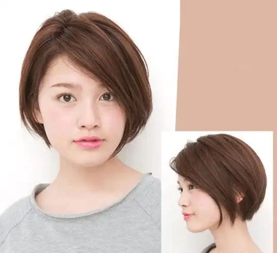 五款胖脸女生适合的发型 短发发型一样很瘦脸