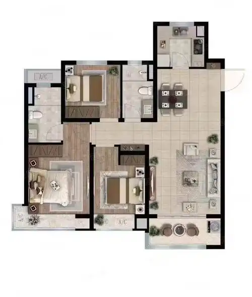 中粮祥云三区二手房,135万,3室2厅,2卫,123.67平米-济南安居客