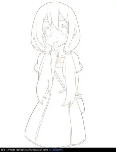 动漫人物萌版简笔画