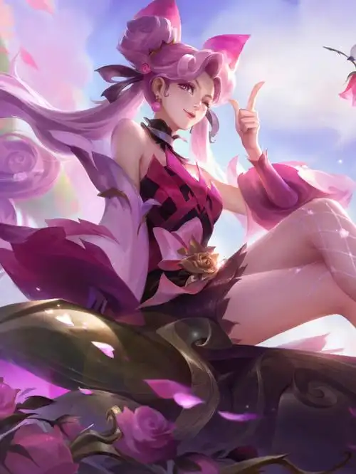 孙尚香蔷薇恋人超清无字海报