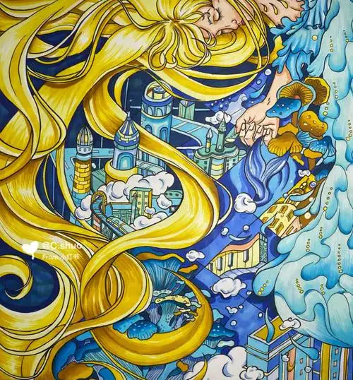 插画海洋环保75