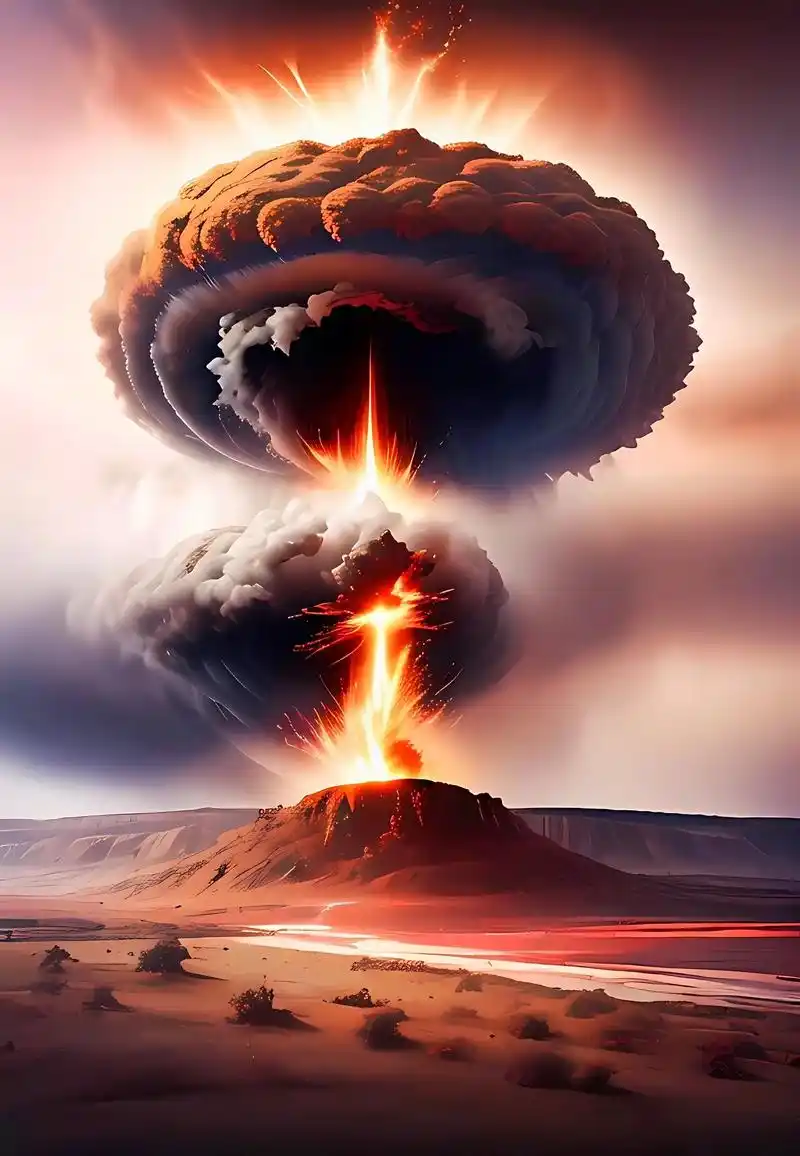 大山谷中的火山龙卷风高质量照片,视觉震撼.#图文伙伴计划 # - 抖音