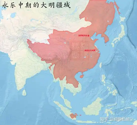 永乐中期的明朝疆域