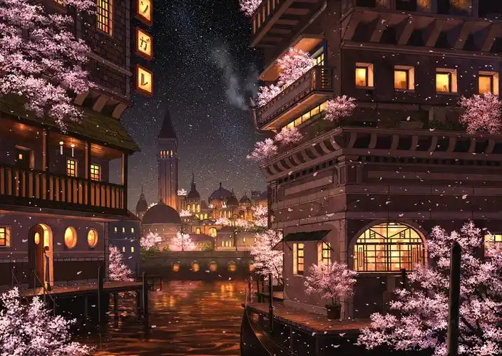 【blossom night】 by:ぺい@3日目东ハ-19b id=