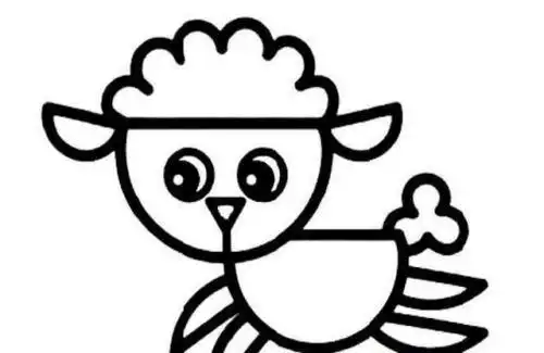 儿童画画简笔画动物人物