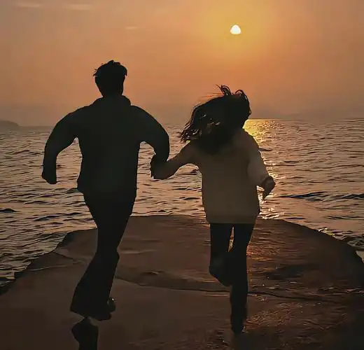 海边系浪漫363436373039黄昏情侣头像