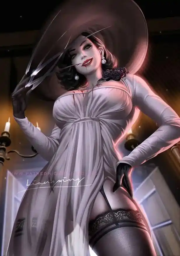 《生化危机8》四大家族之一女boss,伯爵夫人 最终boss - 抖音