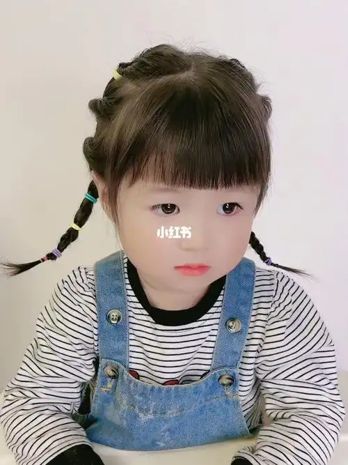 短发儿童编发