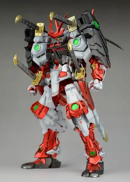 可乐重涂 万代mg 红色异端 战国异端 高达代工 成品模型代工上色-淘宝