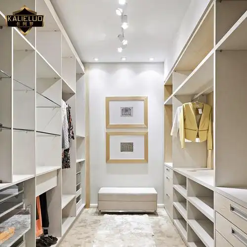 小型整体衣帽间衣柜定制现代简约平开门推拉门步入式衣柜设计订做