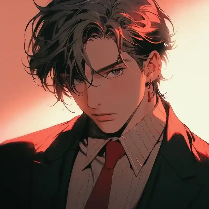 听说天蝎帅哥都喜欢这种头像#midjourney #动漫男头 - 抖音