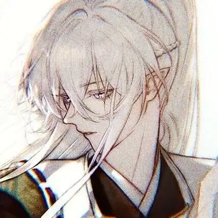 绝美白发古风男头|最是人间留不住,朱颜辞镜花辞树._腾讯新闻