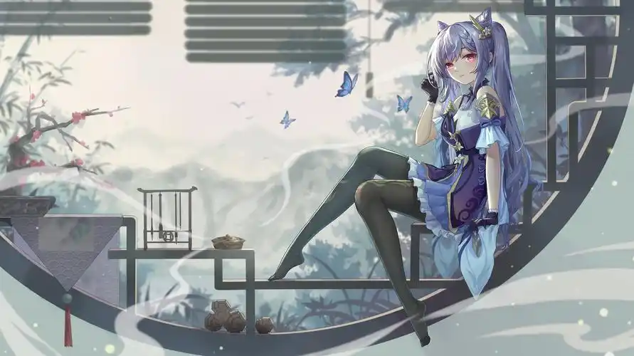 文件名:下雨天 打伞的女孩 4k电脑动漫壁纸  格式:jpg 体积:1.