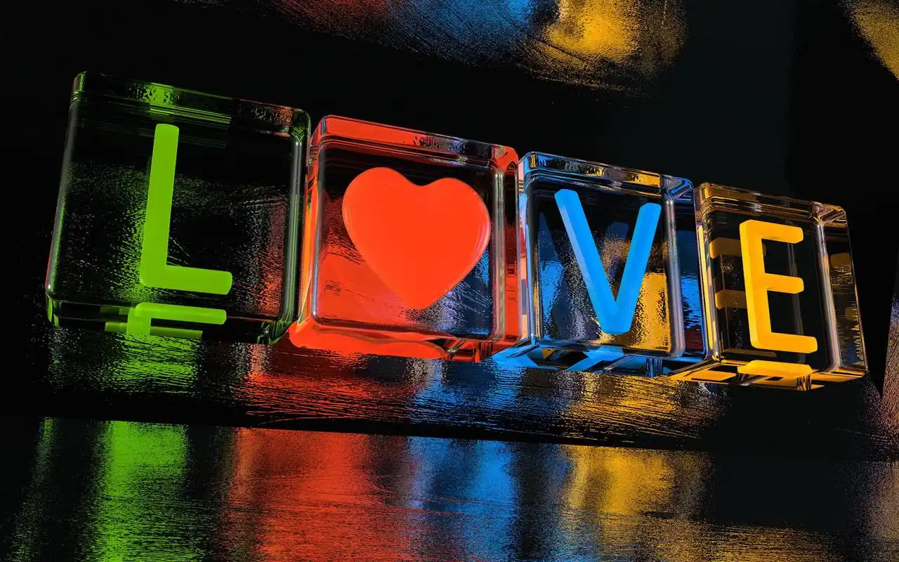 浪漫的温馨爱情唯美桌面壁纸