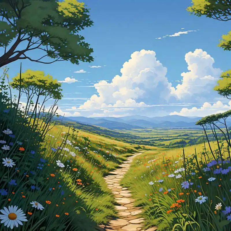 每一幅都仿佛宫崎骏笔下的精灵,带你进入那童话般的世界.