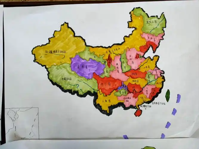 乌市第十一中学第21届教科研月活动之高一中国地图绘画比赛