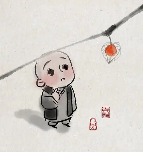 一禅小和尚 头像_大禹动漫-站酷zcool