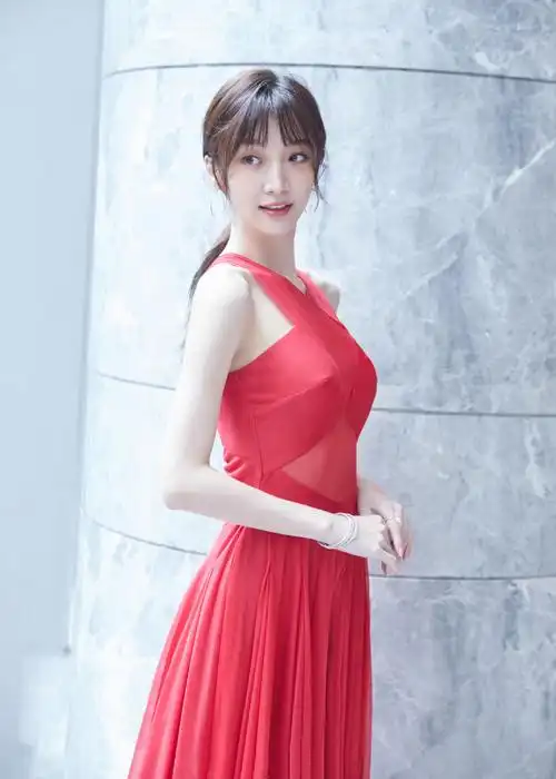 郑雅文红裙性感写真图片[6/6]_明星_美桌网