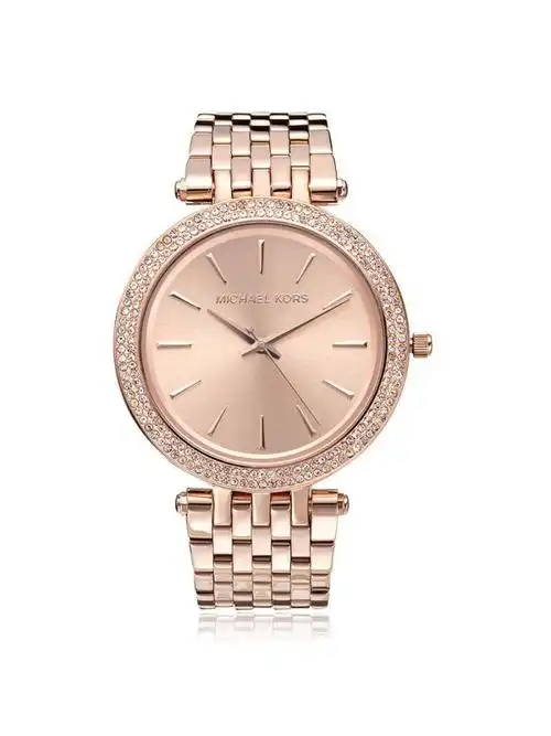mk手表 女 女士手表 防水品质手表时尚玫瑰金表石英表 mk3190