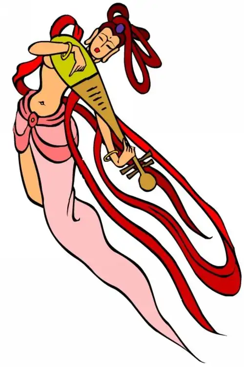 飞天神话人物图片人物卡通人物神话飞天