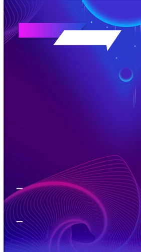 科技邀请函背景-蓝色清新科技感会务邀请函长图海报背景图片-设计坞