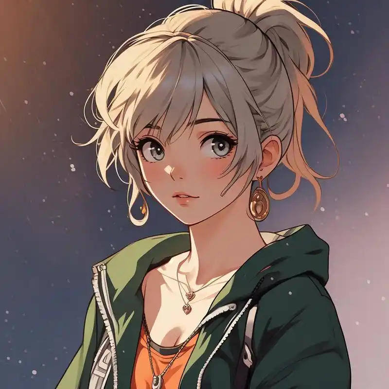 90后非主流网红女头像