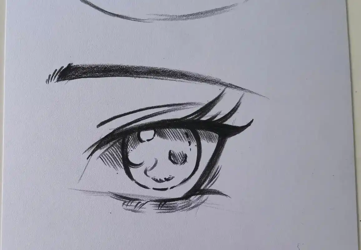 高冷女神动漫眼睛绘画教程来啦!#手绘 #图文伙伴计划 #画画 - 抖音