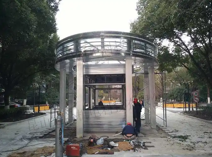 钢结构小区大门