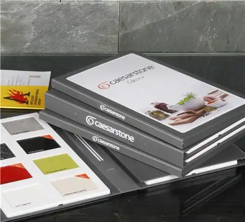 厦门地区实惠的塑料样品册 ——石英石塑料样品册