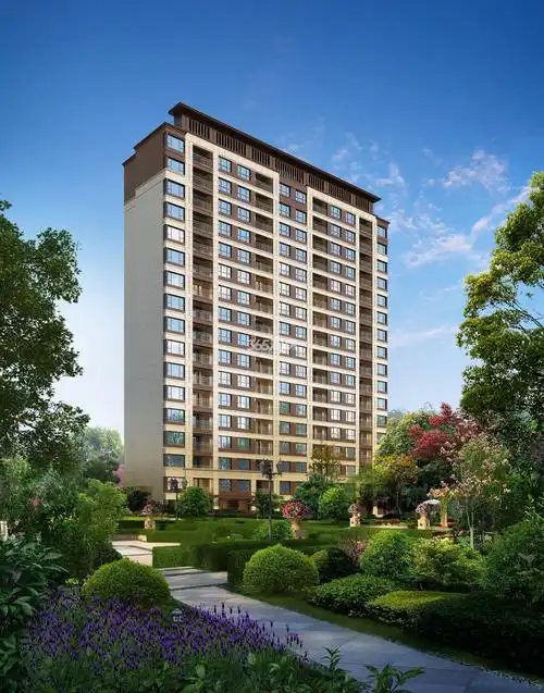 紫誉华庭高层建筑效果图