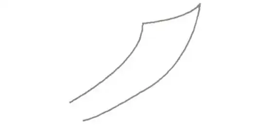 大砍刀简笔画的画法步骤图解教程