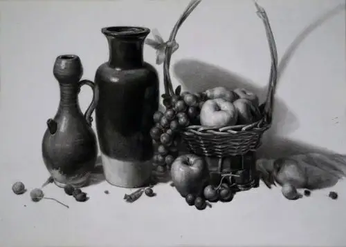 素描静物