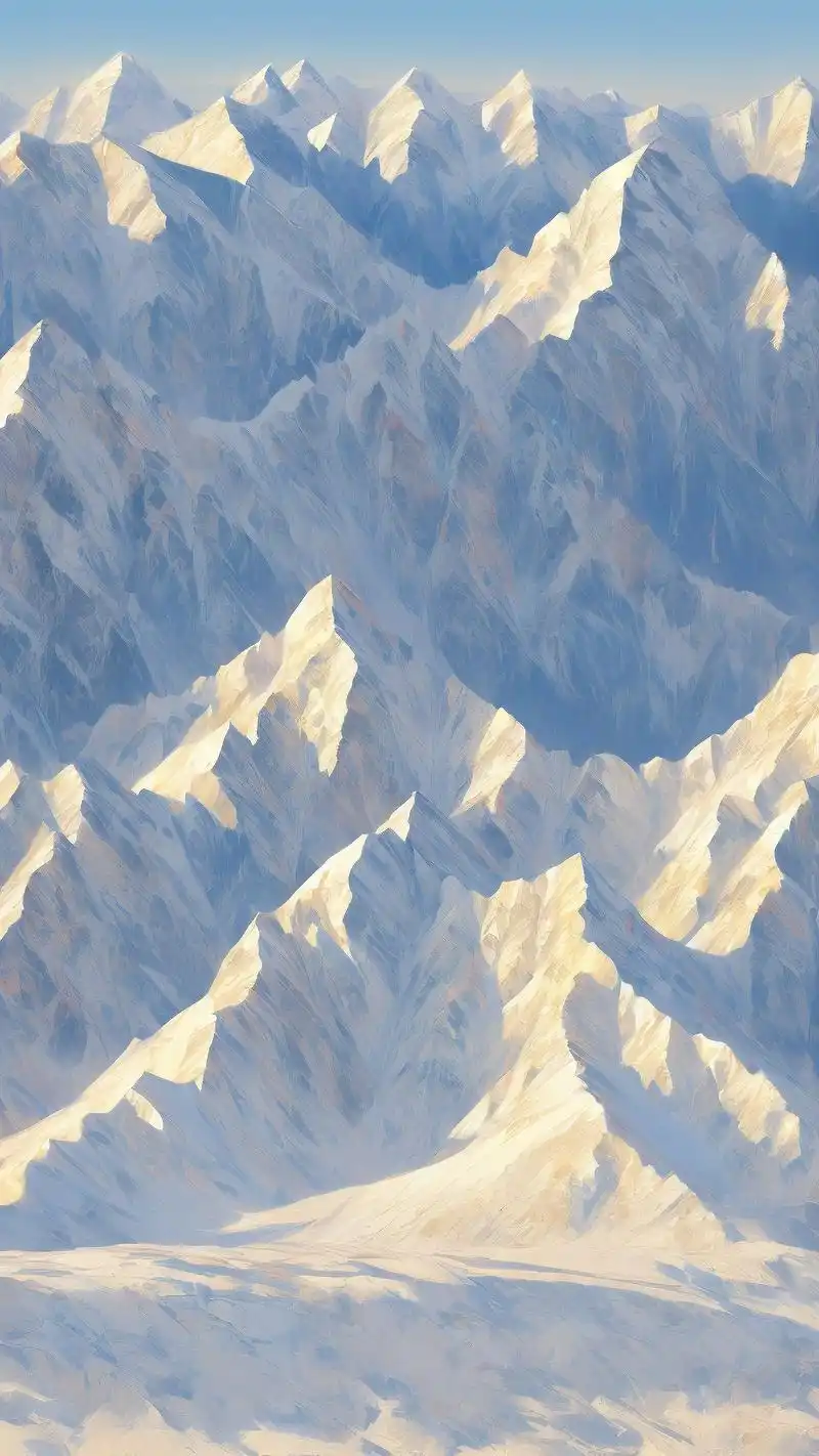 奶油蓝山川壁纸,梦幻般的美景97