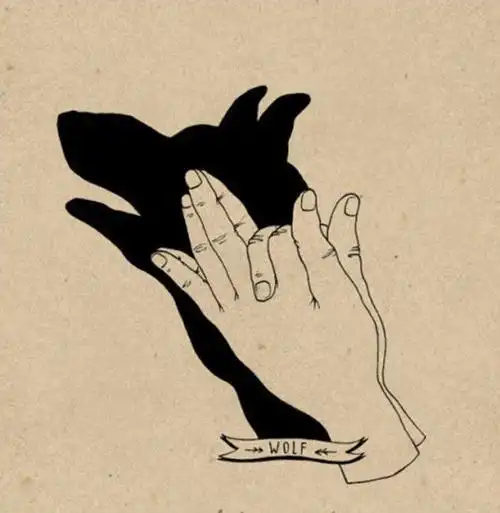 影子的手势图片人手动物手势影子玩表情技能故事手臂动物手影子漫画