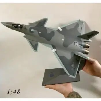 721:60歼20飞机模型仿真合金1:48歼二十j20隐行战斗机模型军事 1:48