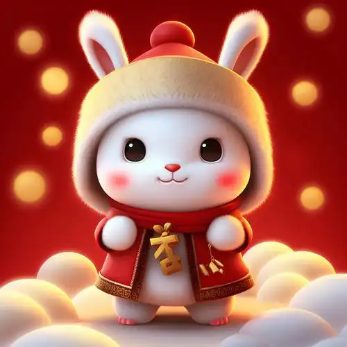 原创新年兔子头像2023(2023兔年背景微信图壁纸)? - 知乎