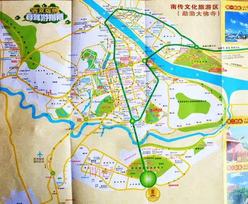景洪市区地图