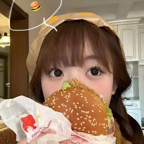 女生头像干饭头像食物吃东西元气甜系甜美头像女头