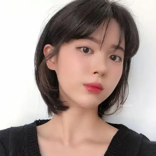 2021潮流短发5款风靡日韩的下巴短发干净利落又减龄