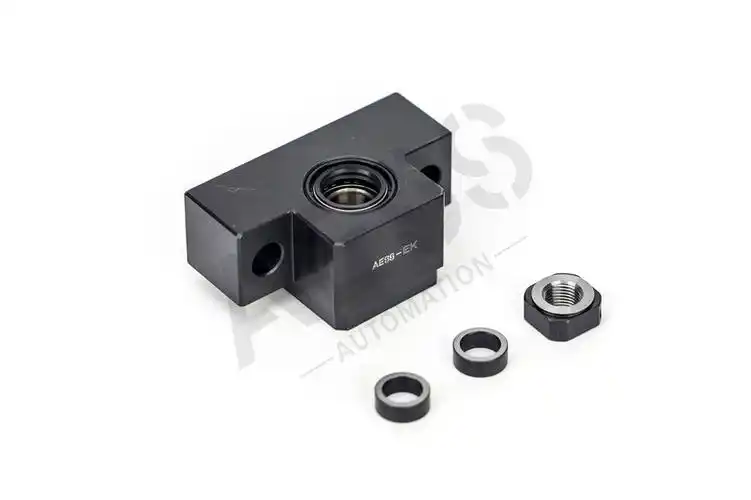 上海滚珠丝杆支撑座ek系列方型固定侧螺母座组件aess生产服务商图片