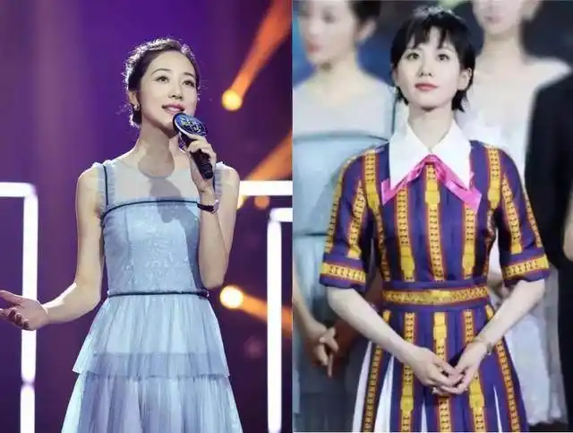 韩雪不仅蓝色穿的美与刘诗诗同框气质更佳