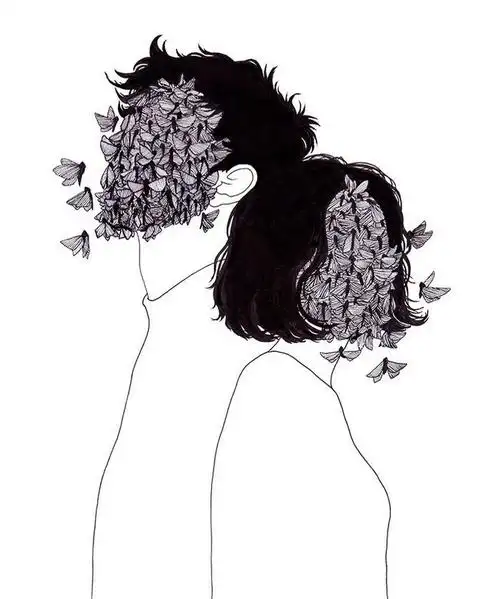 柏林插画师sivankarim黑白插画作品