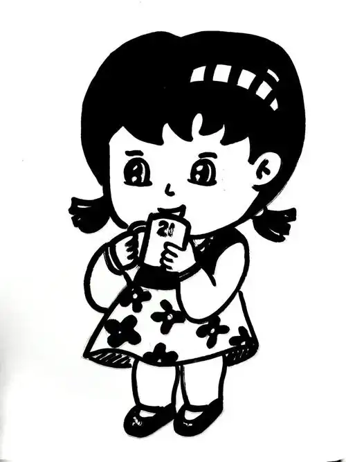 儿童简笔画  #可爱简笔画  #幼儿园 #小朋友 #可可爱爱 #喝水