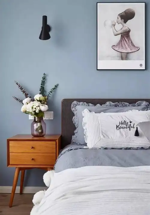 卧室墙面颜色,这样搭配温馨好睡!