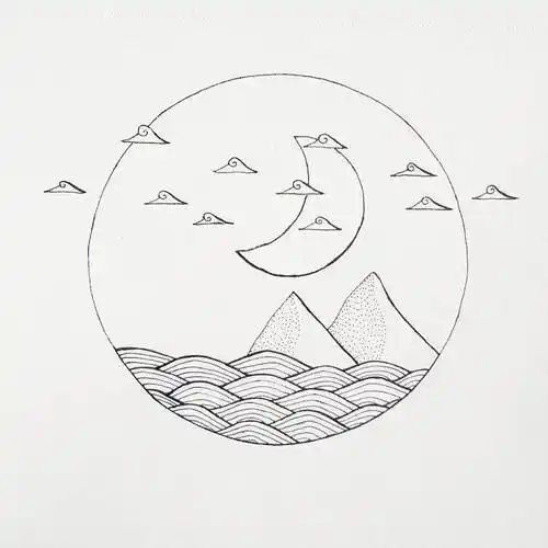 一组手绘涂鸦,风格虽简单,但是漂亮又可爱,略萌,适合临摹用哦