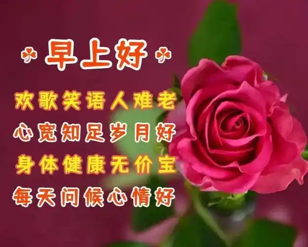 9张清晨创意唯美亲人朋友早上好祝福语图片大全 清晨友谊早安问候语