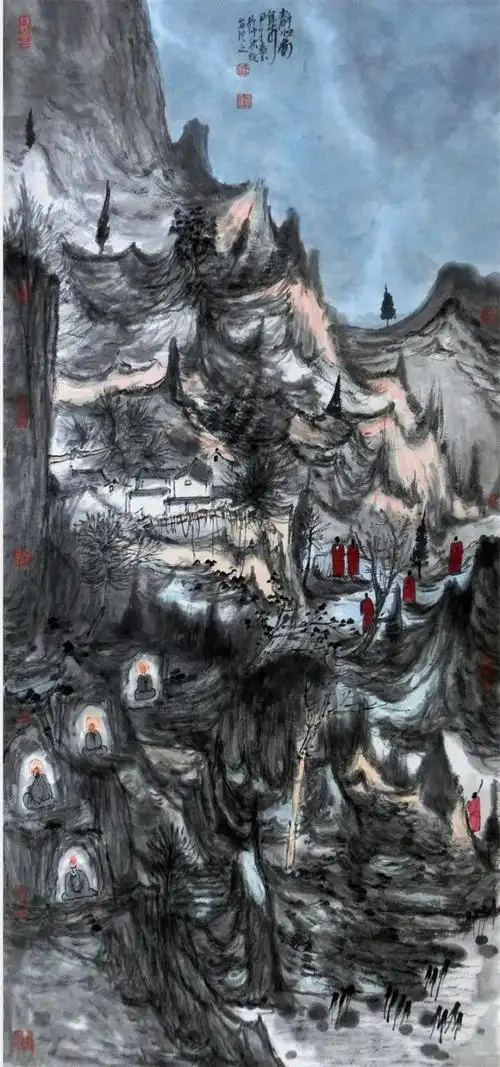 【见山临海堂画廊】武春玉先生国画山水