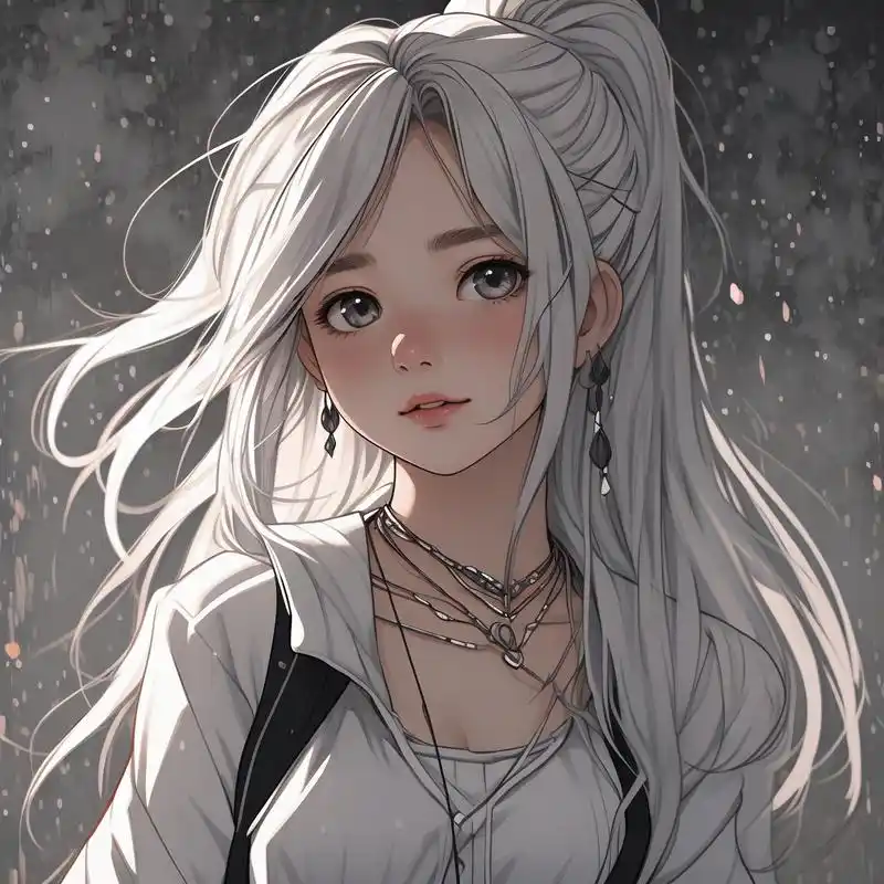 这组二次元风格的长发女生头像真的太美了,你心动了吗?