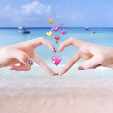 情侣头像手势爱心图片高清超有爱的手比爱心头像图片